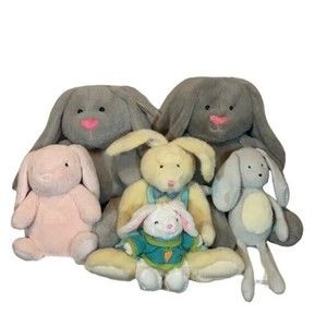 Plush  Bunnies  Bundle Of 6